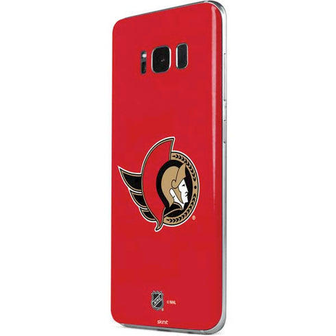 NHL Ottawa Senators Solid Background Galaxy S8 Plus Skin